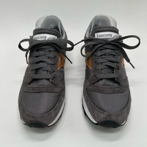 saucony | Jazz 81 Women’s Sneakers in Grey / Gold - Picture 2 of 8